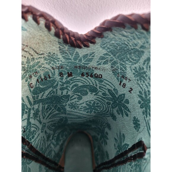 Corral Women's Faded Burgundy Lizard Western Cowgirl Boots Size 8M - Picture 11 of 13